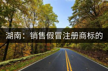 湖南:銷售假冒注冊商標的普洱茶 淘寶店主獲刑又罰金