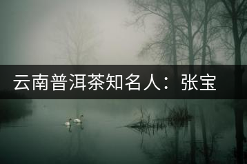 云南普洱茶知名人:張寶三