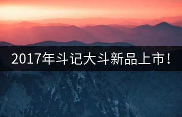 2017年斗記大斗新品上市！