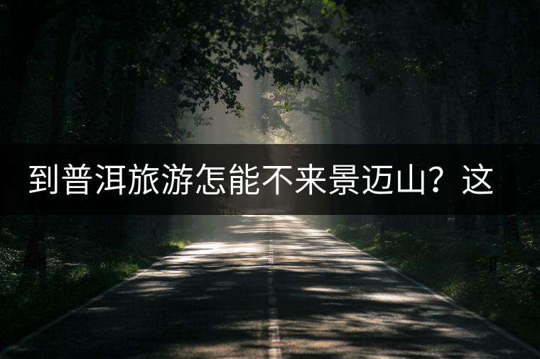 到普洱旅游怎能不來(lái)景邁山？這里的風(fēng)景美如畫(huà)！