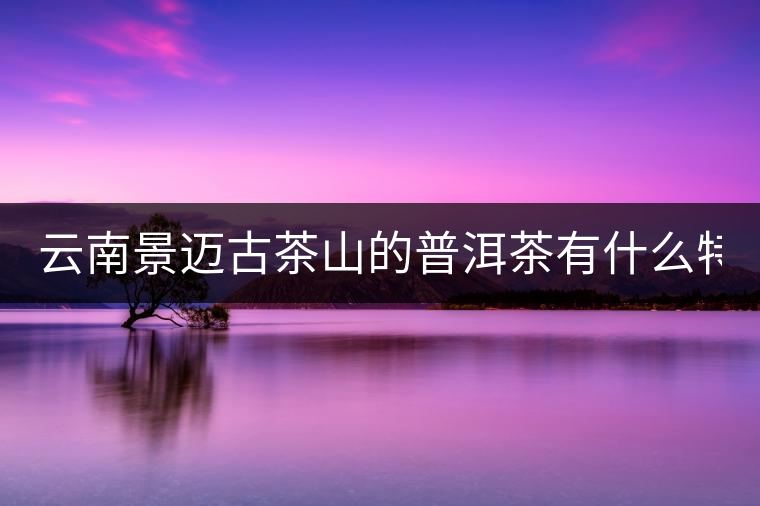 云南景邁古茶山的普洱茶有什么特點?云南景邁古茶山的普洱茶有什么特點？