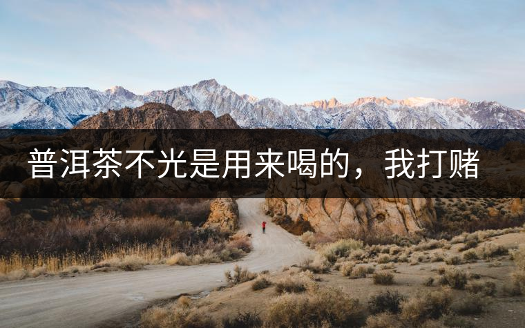 普洱茶不光是用來喝的，我打賭你第一條就不知道！