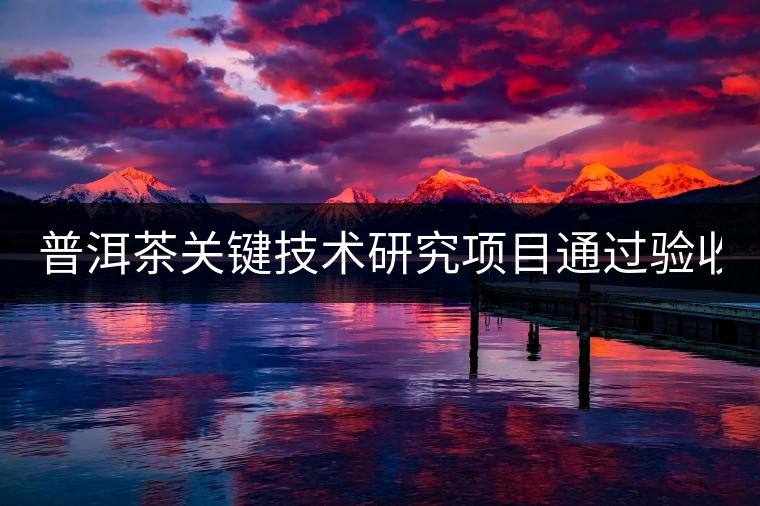 普洱茶關(guān)鍵技術(shù)研究項(xiàng)目通過驗(yàn)收 普洱茶發(fā)展再添力