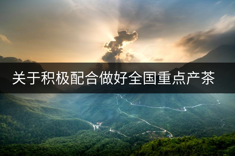 關于積極配合做好全國重點產(chǎn)茶縣、百強茶企和年度經(jīng)濟人物調(diào)查推選工作的通知