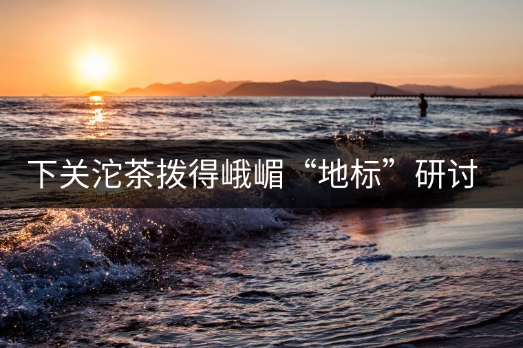 下關(guān)沱茶撥得峨嵋“地標(biāo)”研討會頭籌 下關(guān)沱茶撥得峨嵋“地標(biāo)”研討會頭籌