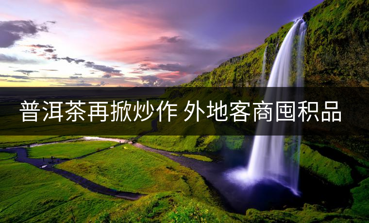 普洱茶再掀炒作 外地客商囤積品牌茶葉哄搶原茶 普洱茶再掀炒作 外地客商囤積品牌茶葉哄搶原茶