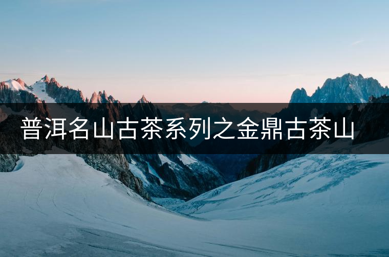 普洱名山古茶系列之金鼎古茶山【茶山介紹】