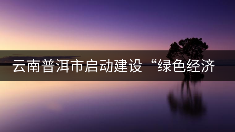 云南普洱市啟動建設(shè)“綠色經(jīng)濟試驗示范區(qū)”