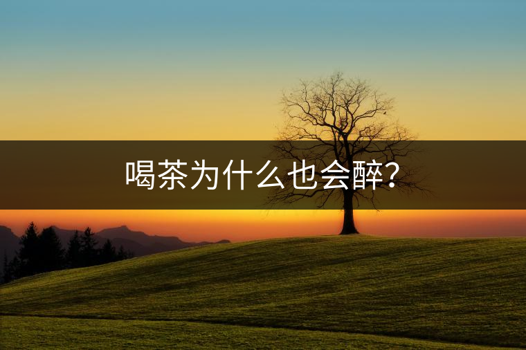 喝茶為什么也會(huì)醉？