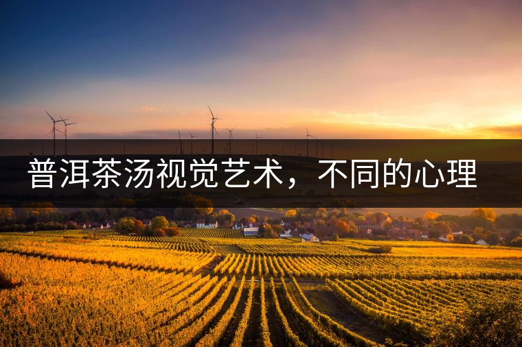 普洱茶湯視覺藝術(shù)，不同的心理享受