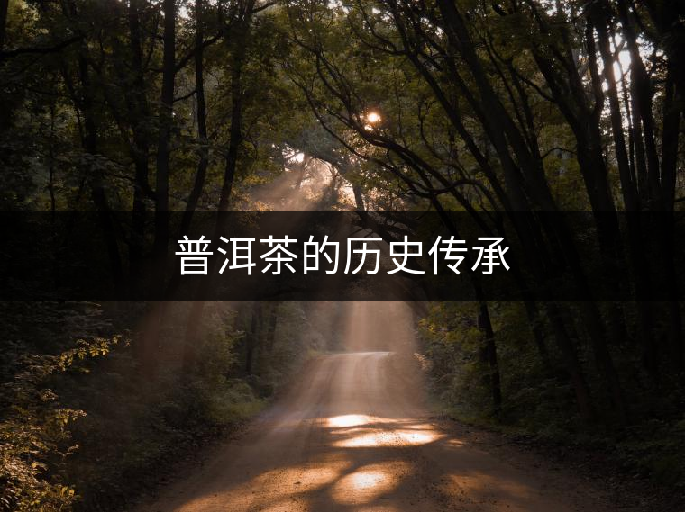 普洱茶的歷史傳承 普洱茶的歷史傳承