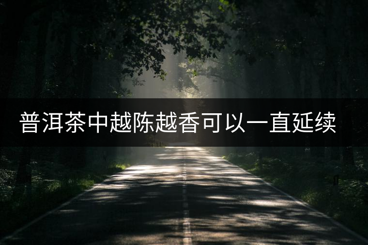普洱茶中越陳越香可以一直延續(xù)下去嗎？