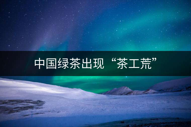 中國綠茶出現(xiàn)“茶工荒”