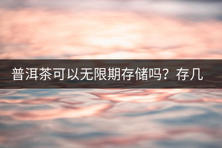 普洱茶可以無限期存儲(chǔ)嗎？存幾年最好喝？存得越久價(jià)格越貴？