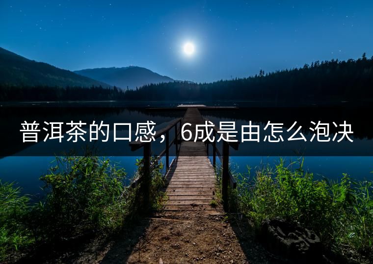 普洱茶的口感，6成是由怎么泡決定的！