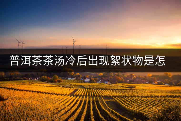 普洱茶茶湯冷后出現(xiàn)絮狀物是怎么回事？