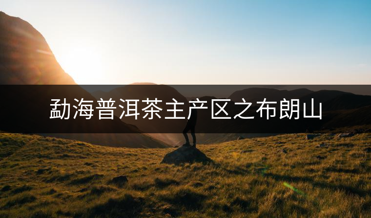勐海普洱茶主產(chǎn)區(qū)之布朗山