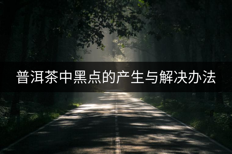 普洱茶中黑點的產生與解決辦法 普洱茶中黑點的產生與解決辦法