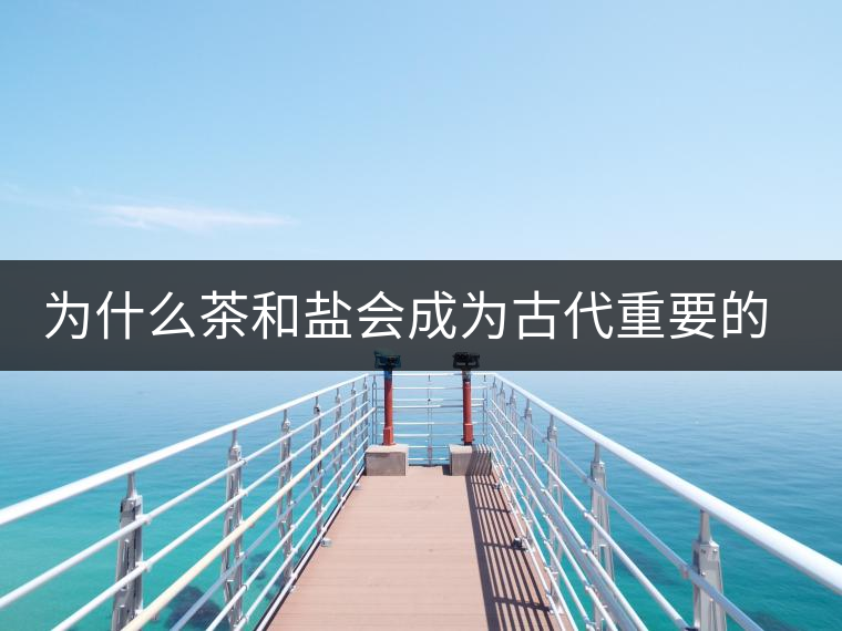 為什么茶和鹽會(huì)成為古代重要的經(jīng)濟(jì)戰(zhàn)略物資？
