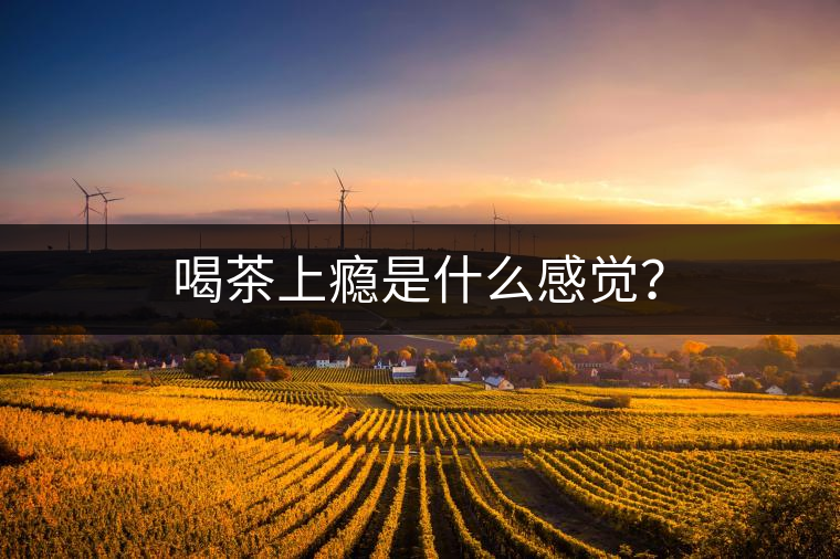 喝茶上癮是什么感覺(jué)？