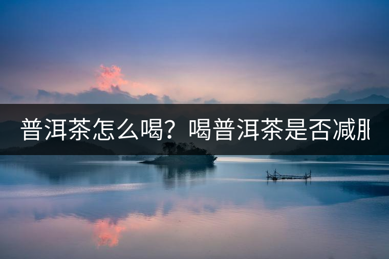 普洱茶怎么喝？喝普洱茶是否減肥？