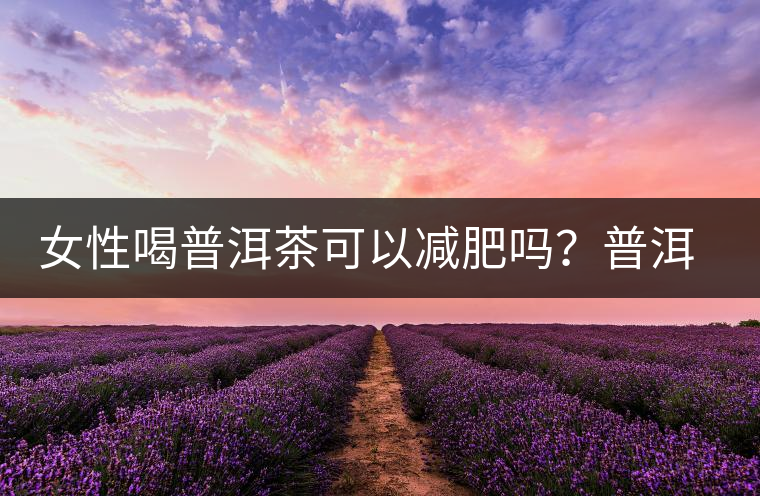 女性喝普洱茶可以減肥嗎？普洱茶的功效又有哪些呢？