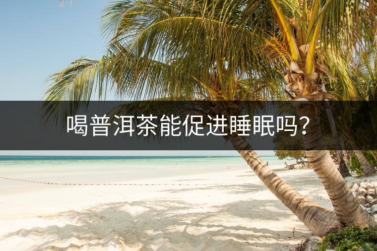 喝普洱茶能促進睡眠嗎？