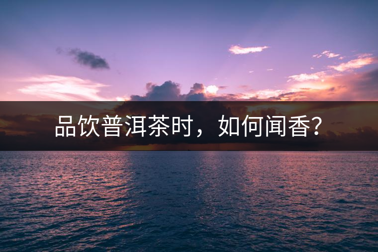 品飲普洱茶時，如何聞香？