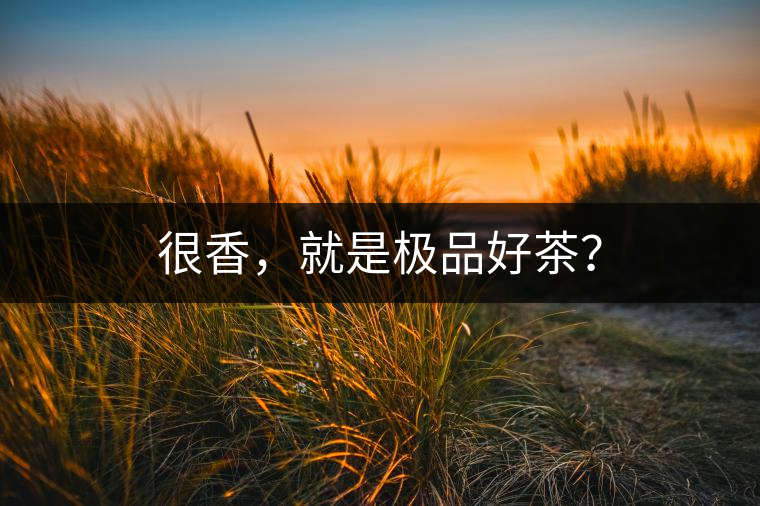 很香，就是極品好茶？