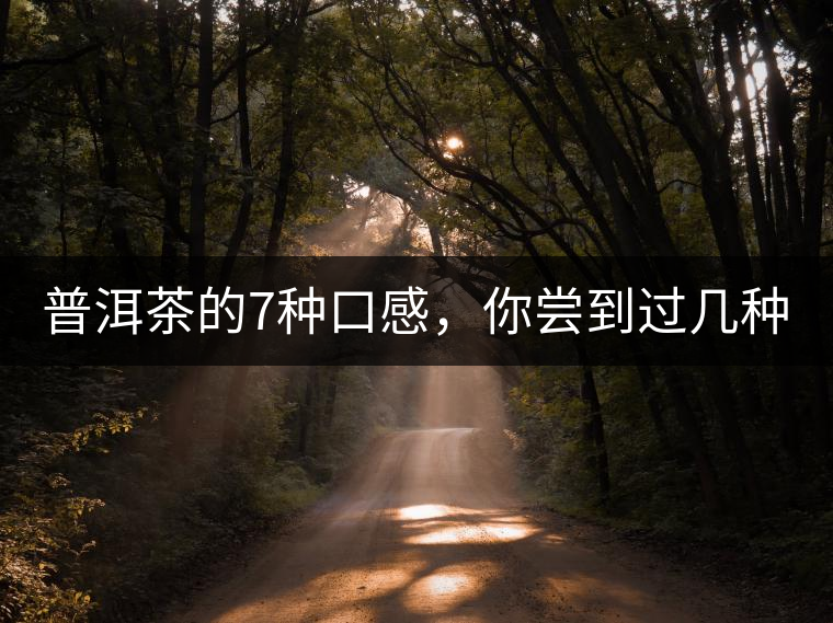 普洱茶的7種口感，你嘗到過幾種？