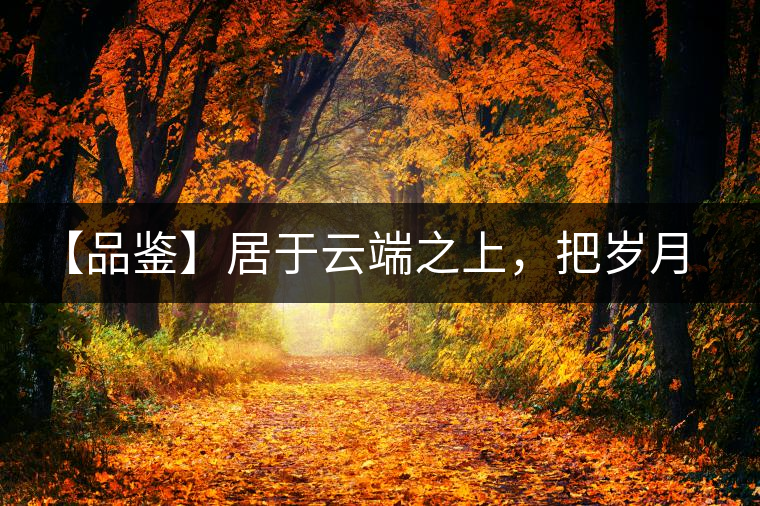 【品鑒】居于云端之上，把歲月“熟”透