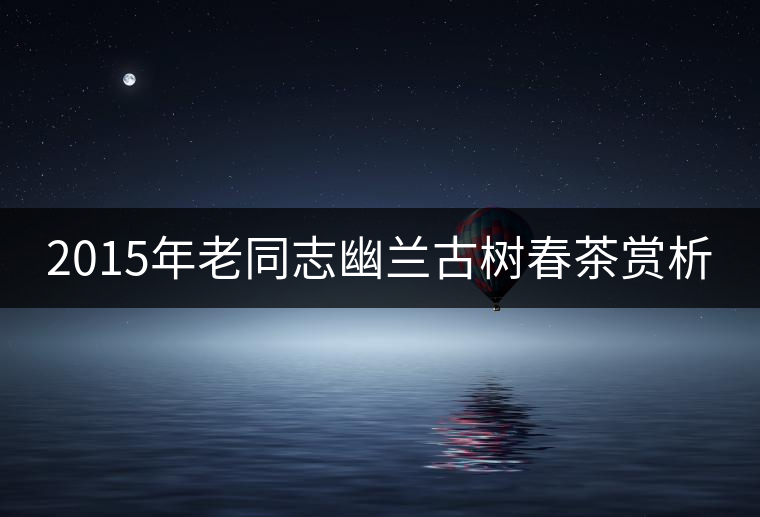 2015年老同志幽蘭古樹(shù)春茶賞析 2015年老同志幽蘭古樹(shù)春茶賞析