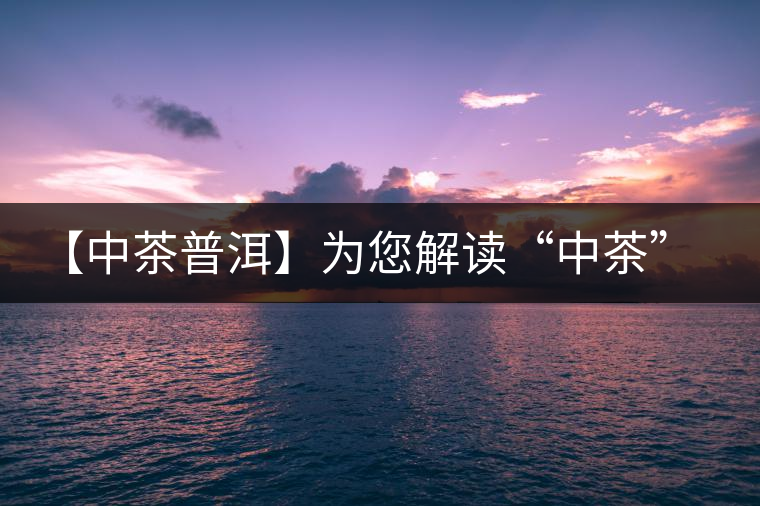 【中茶普洱】為您解讀“中茶”牌圓茶—方圓品評(píng)