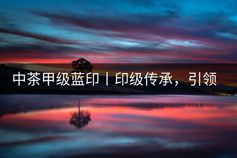 中茶甲級藍印丨印級傳承，引領(lǐng)風韻