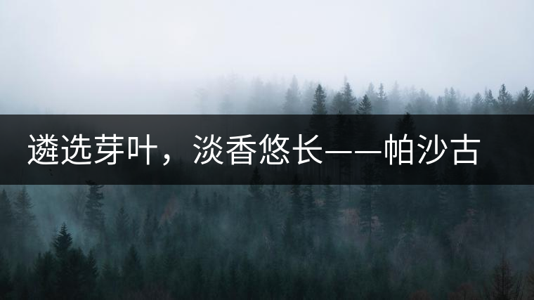 遴選芽葉，淡香悠長(zhǎng)——帕沙古韻
