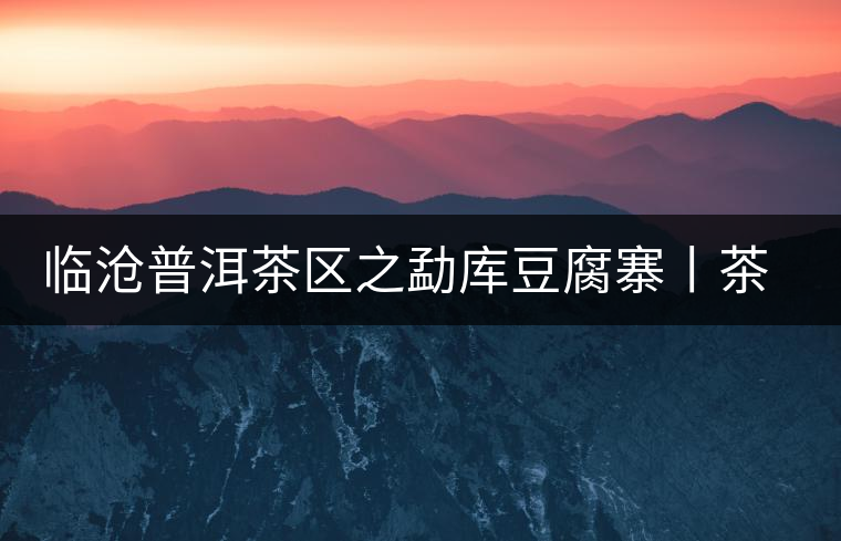 臨滄普洱茶區(qū)之勐庫豆腐寨丨茶山 臨滄普洱茶區(qū)之勐庫豆腐寨丨茶山