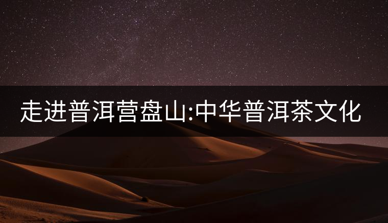走進(jìn)普洱營(yíng)盤山:中華普洱茶文化博覽苑 走進(jìn)普洱營(yíng)盤山:中華普洱茶文化博覽苑