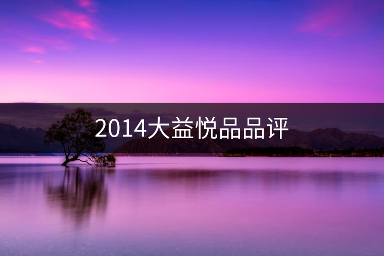 2014大益悅品品評(píng)