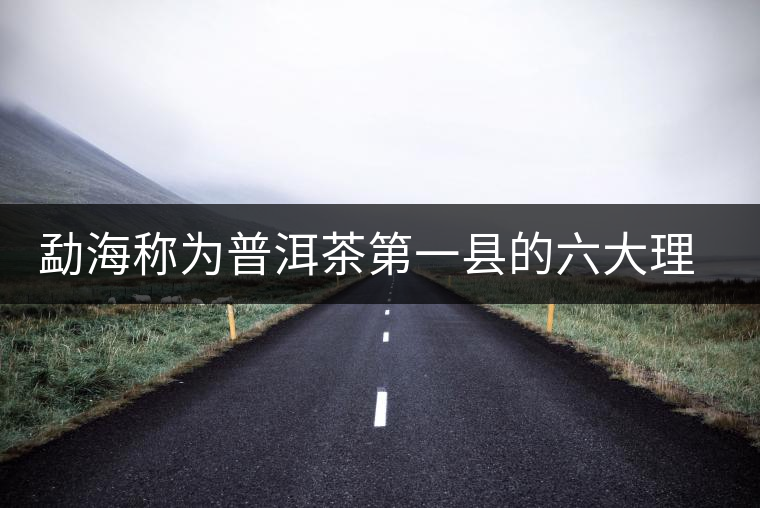 勐海稱為普洱茶第一縣的六大理由