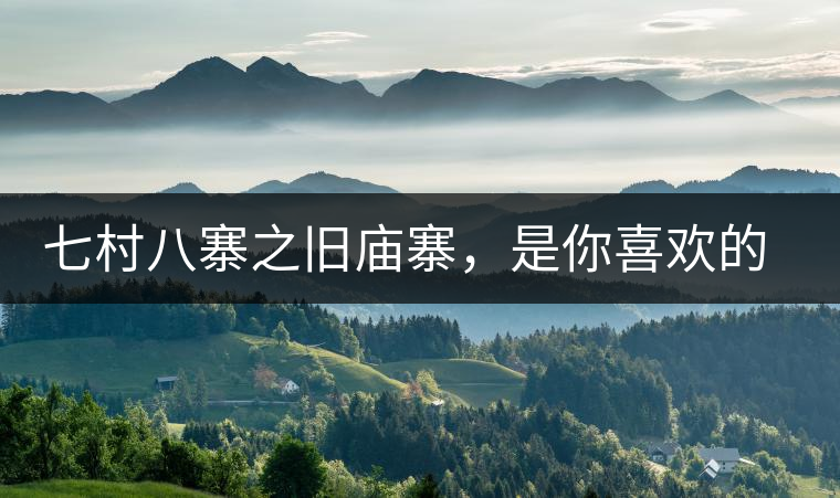 七村八寨之舊廟寨，是你喜歡的易武味嗎？