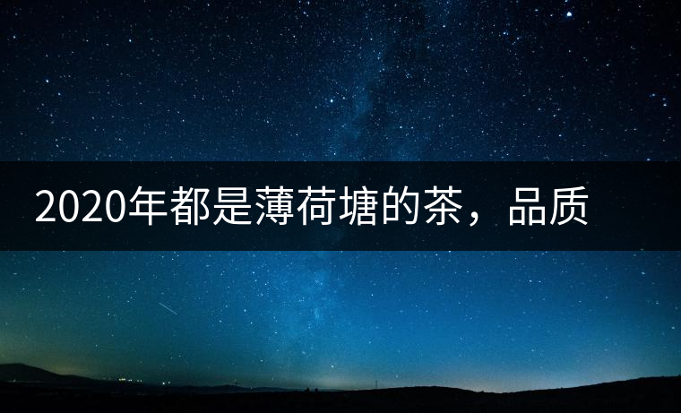 2020年都是薄荷塘的茶，品質(zhì)差別為什么這么大-易武中聘號(hào)
