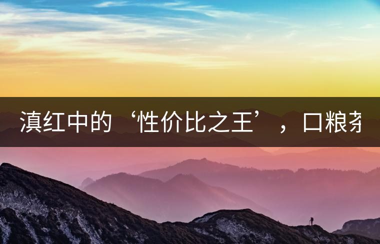 滇紅中的‘性價(jià)比之王’，口糧茶首選！