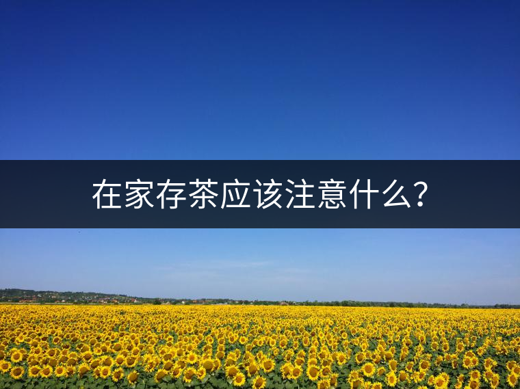在家存茶應(yīng)該注意什么？