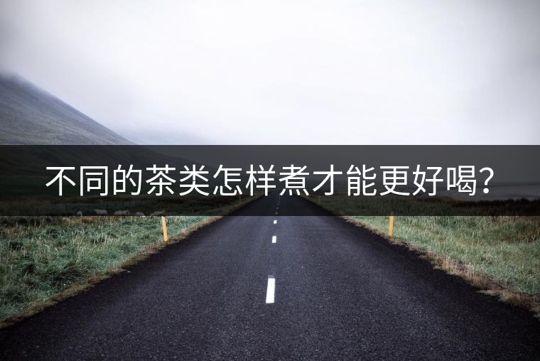 不同的茶類怎樣煮才能更好喝？