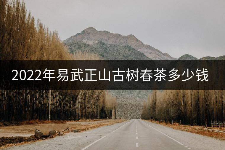 2022年易武正山古樹春茶多少錢一公斤？