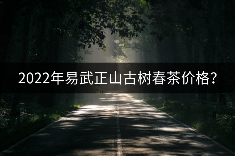 2022年易武正山古樹春茶價格？