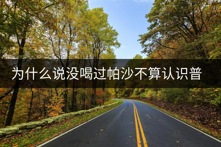為什么說(shuō)沒(méi)喝過(guò)帕沙不算認(rèn)識(shí)普洱茶？