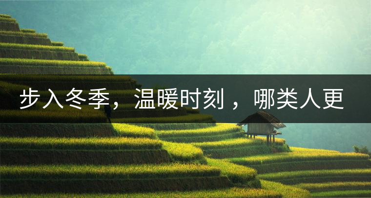 步入冬季，溫暖時刻 ，哪類人更適合 喝普洱熟茶