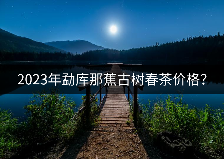 2023年勐庫那蕉古樹春茶價(jià)格？