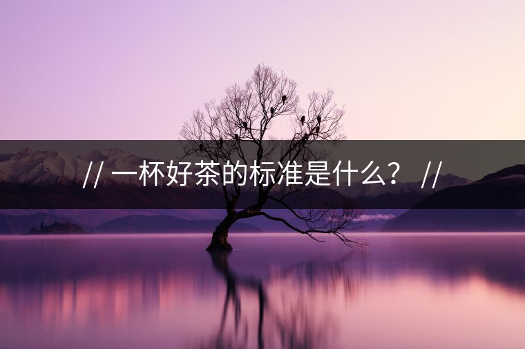 http:// 一杯好茶的標(biāo)準(zhǔn)是什么？ //